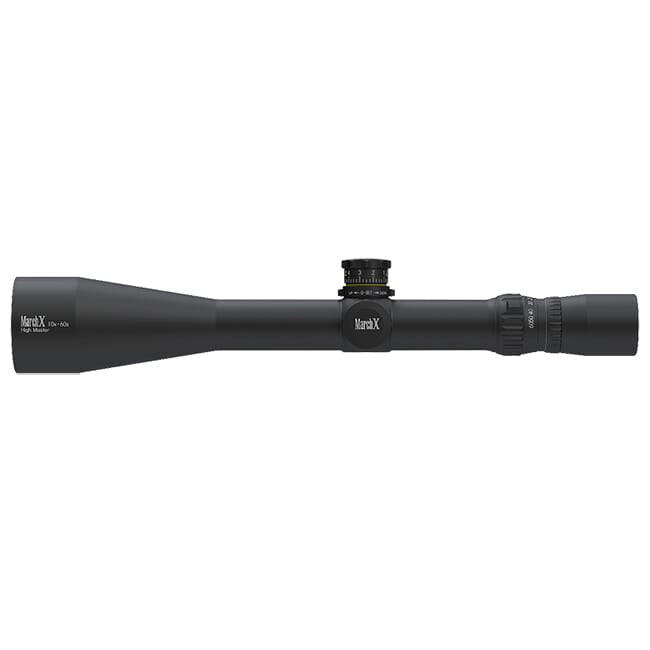 March X "High Master" 10-60x56 1/16 Reticle 1/8MOA Riflescope D60HV56T