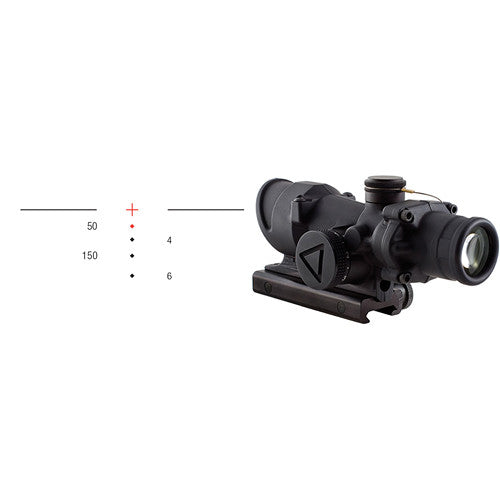 Trijicon ACOG 4x32 LED-Illuminated Riflescope Matte Black, Red 300 Crosshair TA51 100431