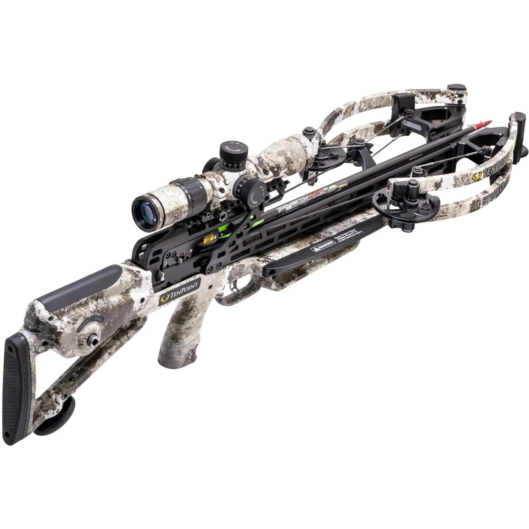 Tenpoint Stealth 450 Crossbow Package Acuslide Evo-x Elite