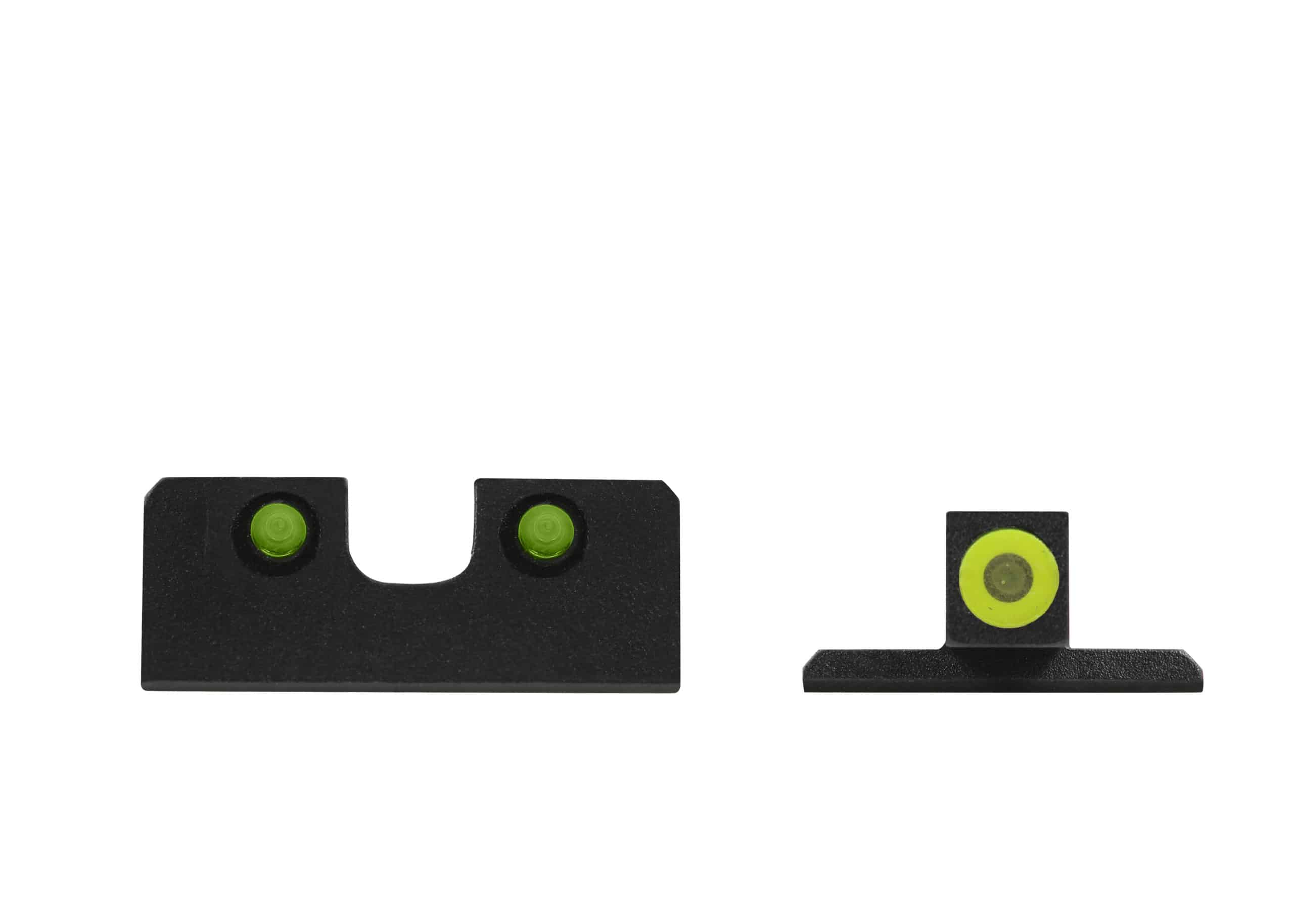 Meprolight Highly Visible Day/Night Self-Illuminated Sights (HVS) for Sig Sauer P Frames, 9MM/0.357 - SharpShooter Optics