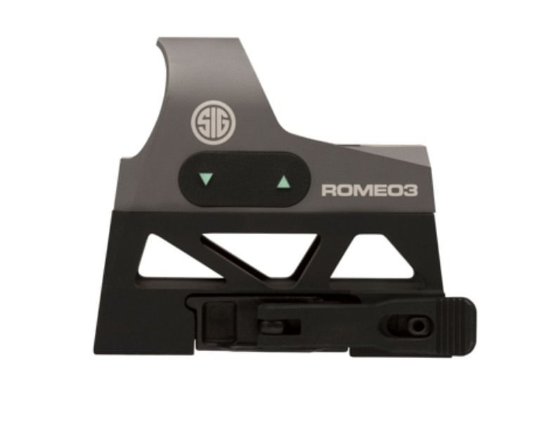 Sig Sauer ROMEO3 1x25mm Mini Reflex Sight SOR31002 offers quick battery access and precision targeting for firearms.