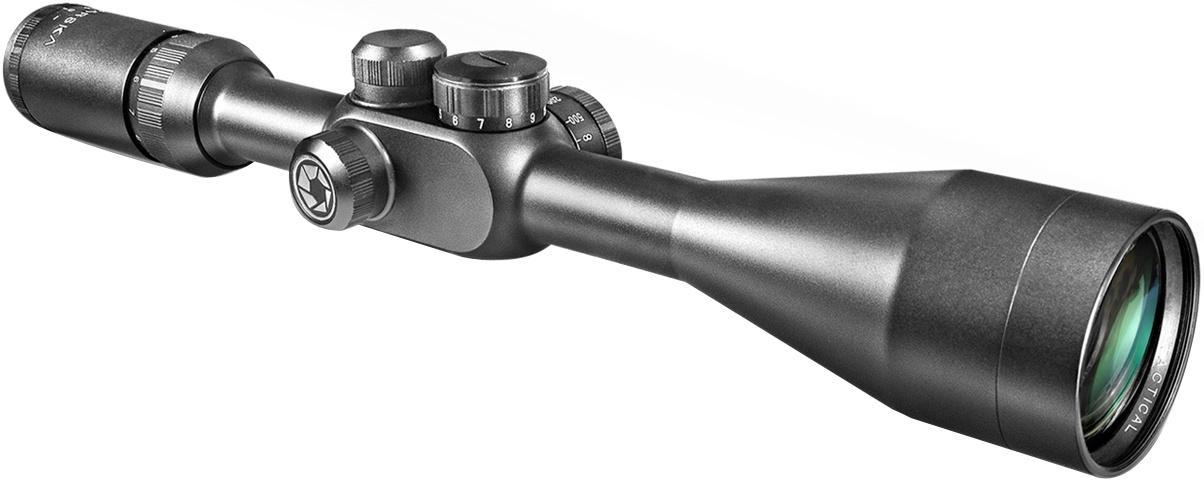 Barska Tactical Series Rifle Scopes with 5/8" Ring Mounts - 6-20X50mm Green Illum. Mil-Dot Reticle 16-5' FOV 3.1" Reticle Matte AC10776