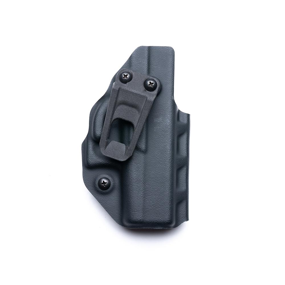 Crucial Concealment Covert IWB Holster for Glock 19 with TLR-1/Kydex 1400 Black Ambi