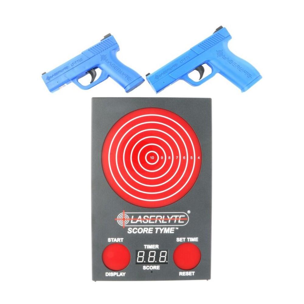 LaserLyte Score Tyme Trainer Target Versus Kit with 2 Pistols and Point of Impact Display