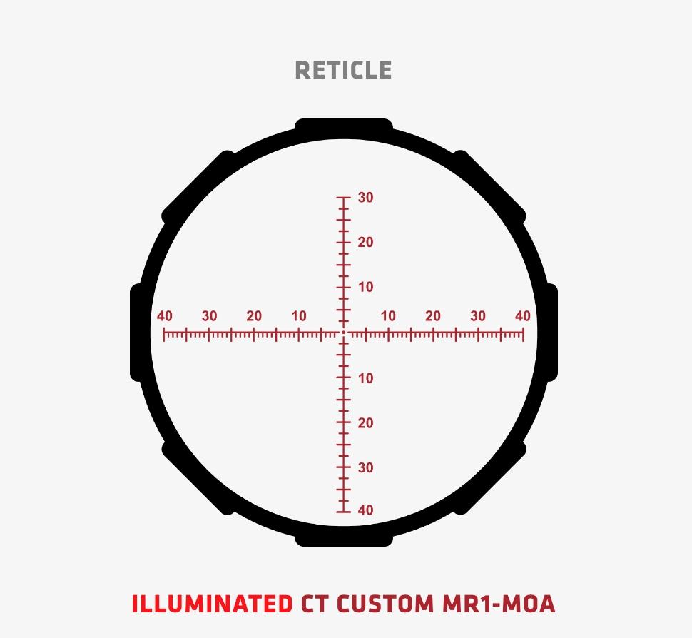 Crimson Trace Hardline Pro 4-16x50mm Rifle Scope 30mm FFP MR1-MOA Illum