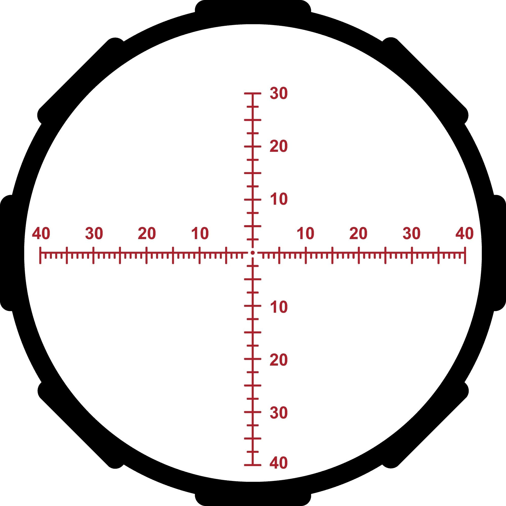 Crimson Trace Hardline Pro 6-24x50mm Rifle Scope 30mm SFP MR1-MOA Illum