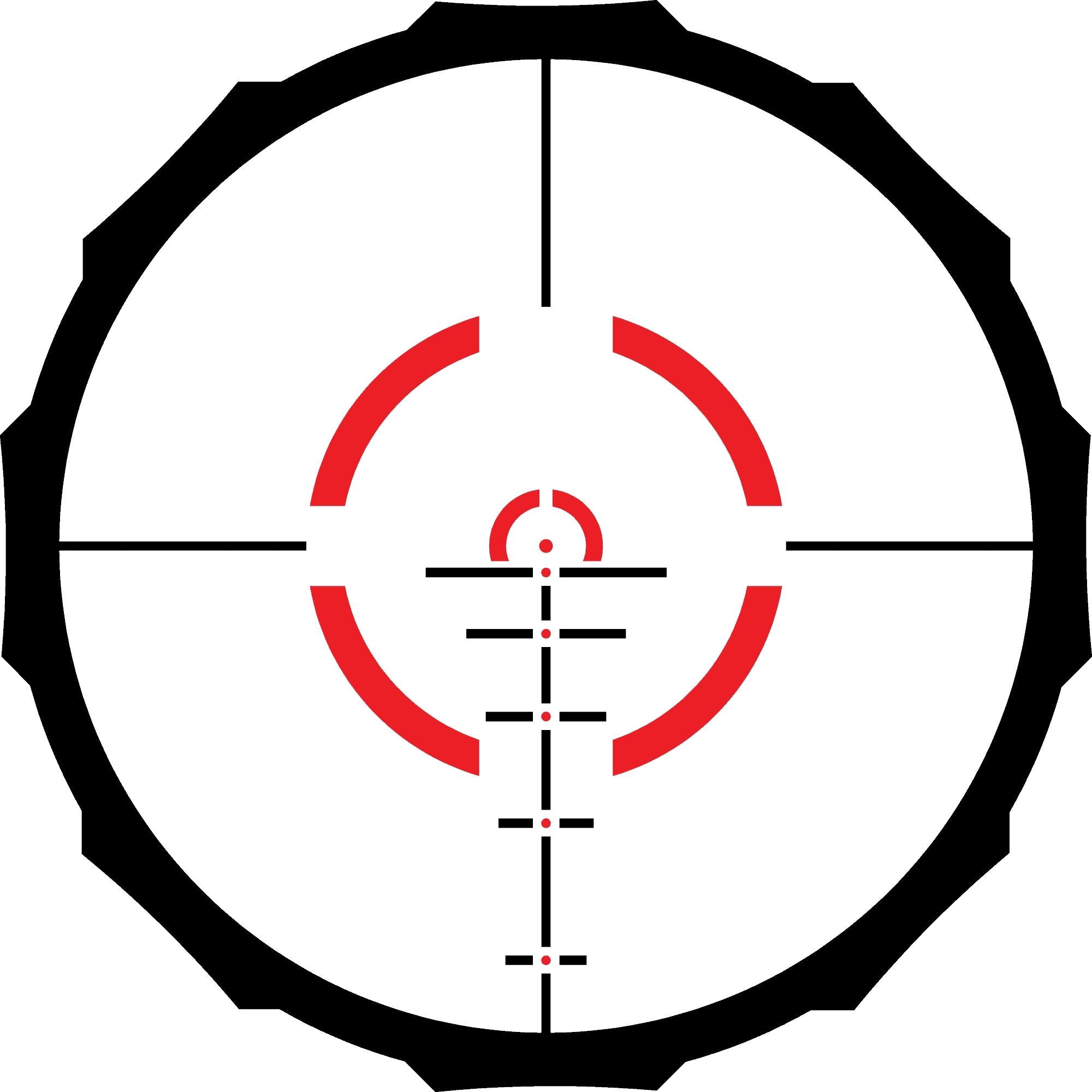 Crimson Trace Hardline Pro 1-6x24mm Rifle Scope 30mm SFP Competition Etched Illum