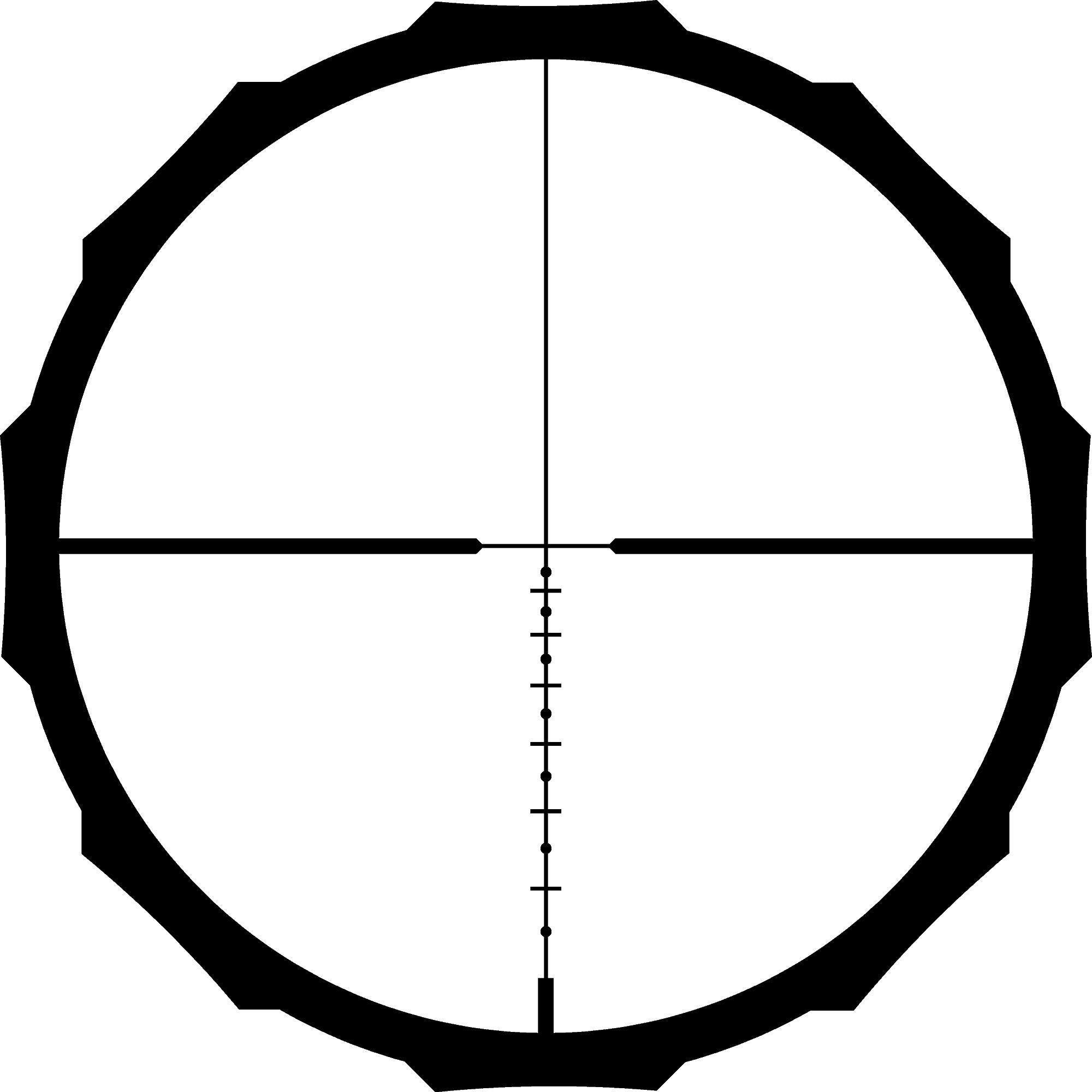 Crimson Trace Hardline 4-12x40mm Rifle Scope 1" SFP BDC LONG RANGE