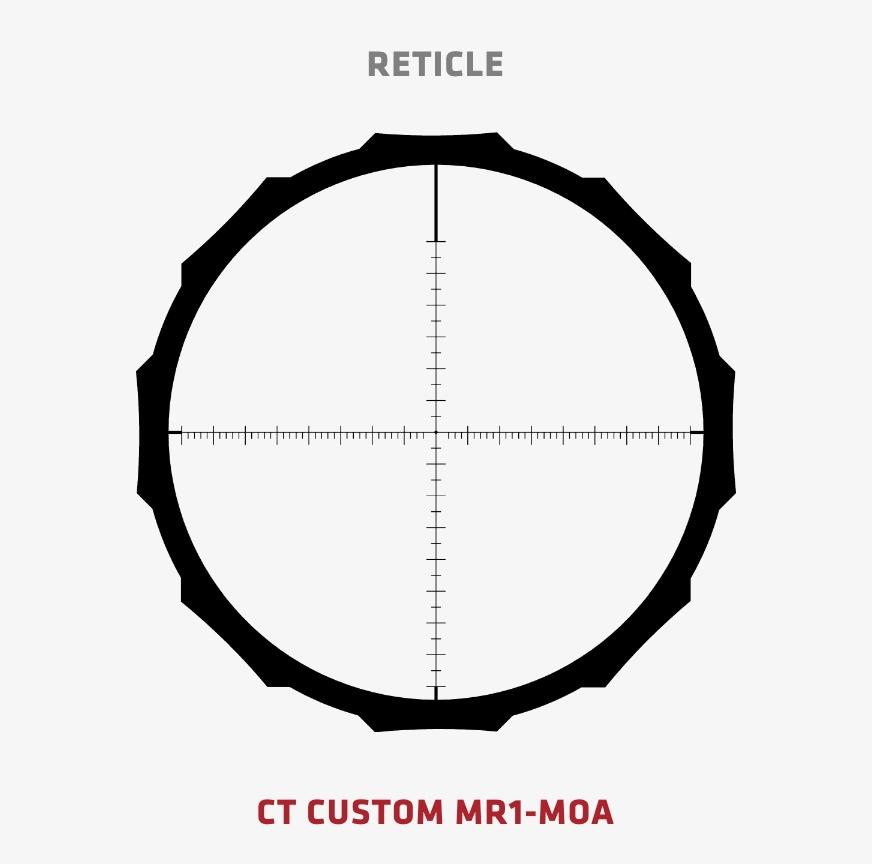 Crimson Trace Hardline Pro 4-16x50mm  Rifle Scope 30mm SFP MR1-MOA