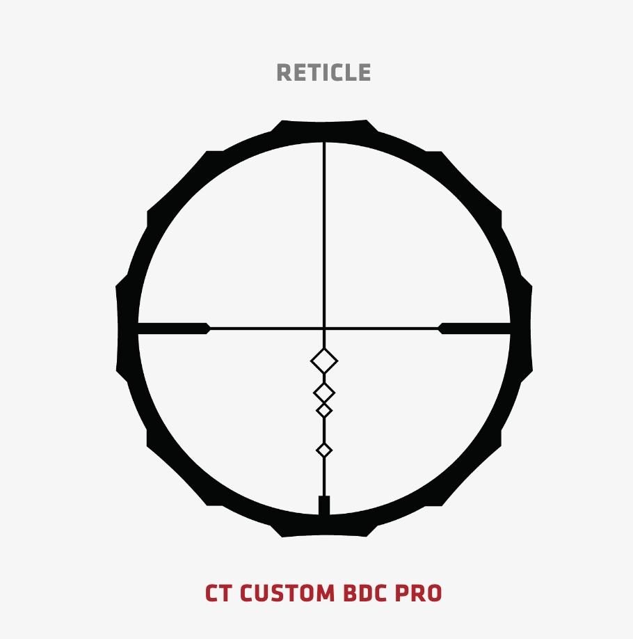 Crimson Trace Brushline Pro 3-12x42mm BDC PRO Rifle Scope