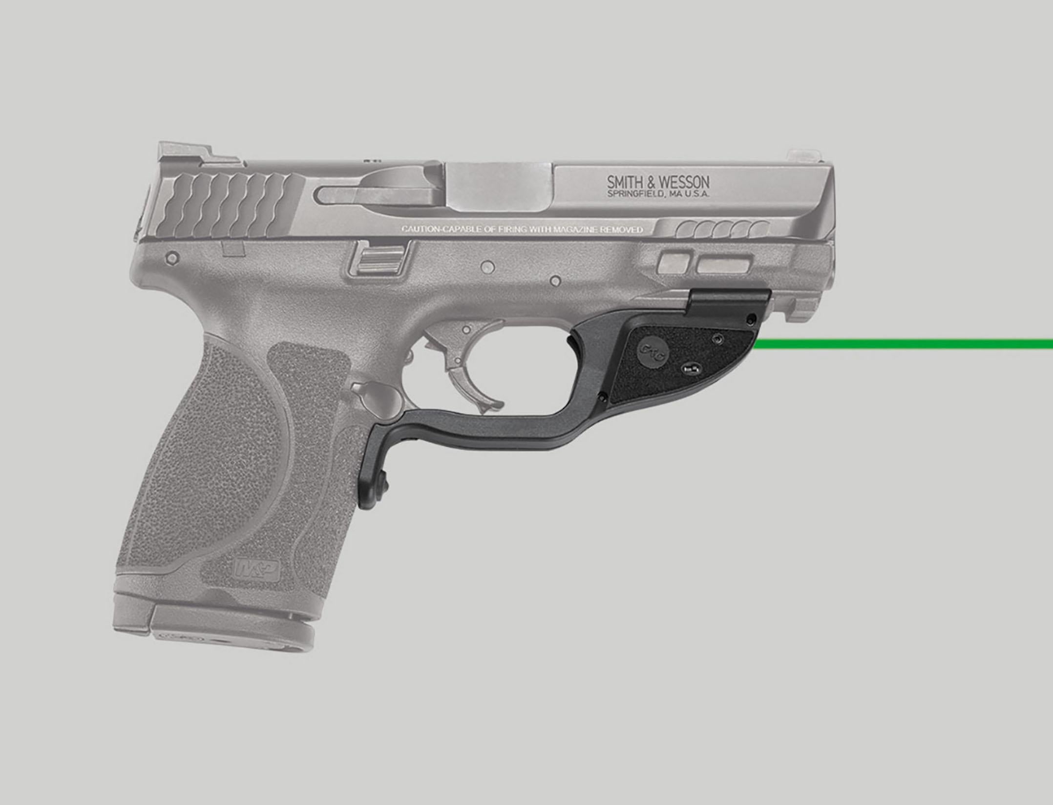 Laserguard for S&W M&P M2 Full & Compact 9mm 40S&W & 45 Auto green