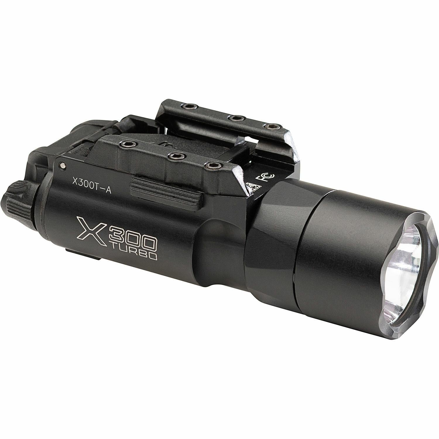 Surefire X300T-A Turbo Weapon Light Pic Mount 650 Lumens Black