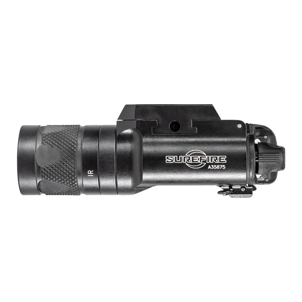 Surefire X300V-B Infrared and White LED Handgun Weapon Light with T-Slot Mounting System 350 Lumens Black