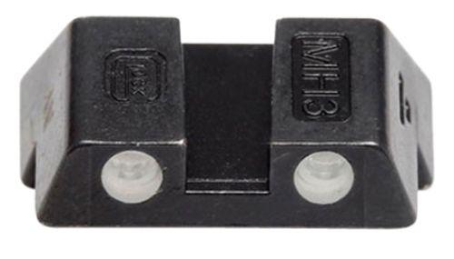 Glock Rear Sight 6.1mm .240" Height Slim Fits Glock 42 and 43 Steel Black Tritium