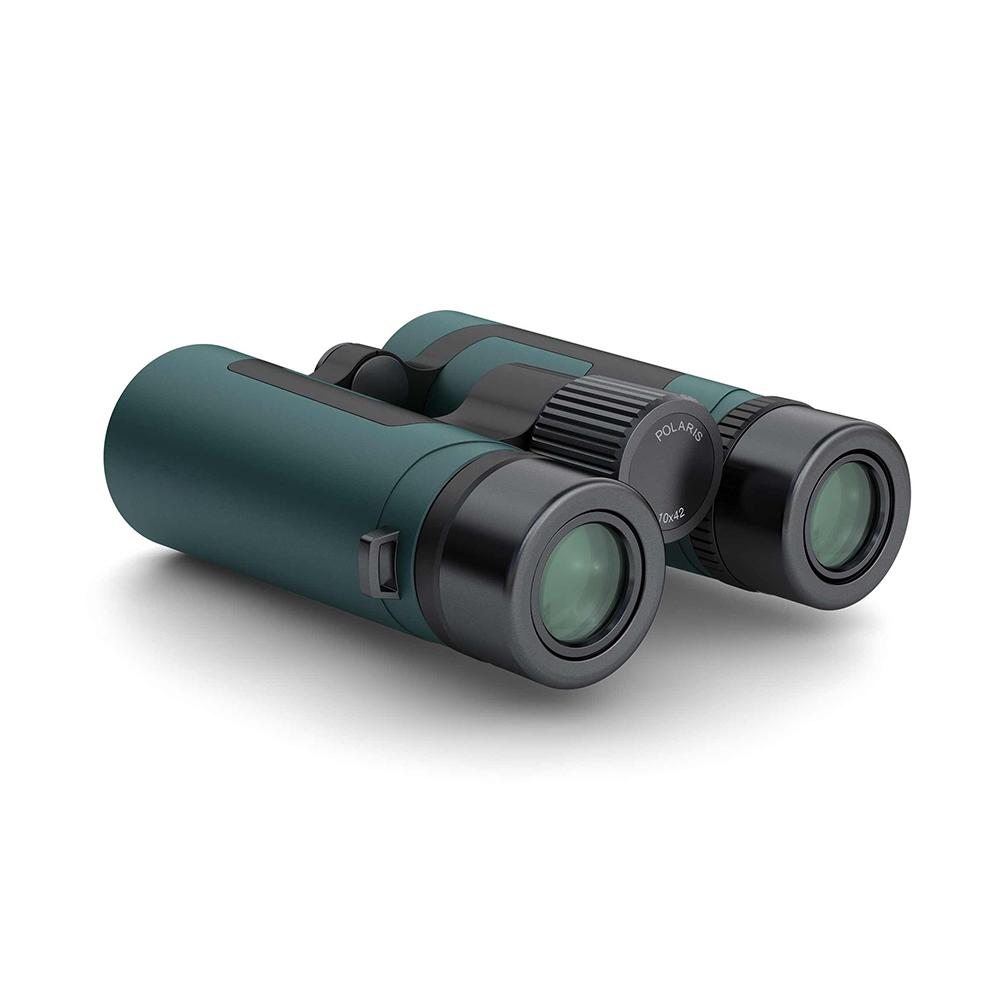 GPO Polariz Binocular Bundle 10x42 Green Black with Harness Tripod Adaptor