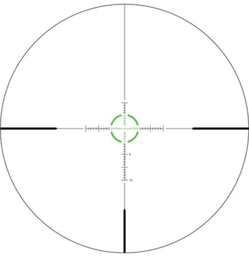 Swampfox Arrowhead LPVO Series Rifle Scope - 1-10x24 30mm SFP Green IR BDC Black