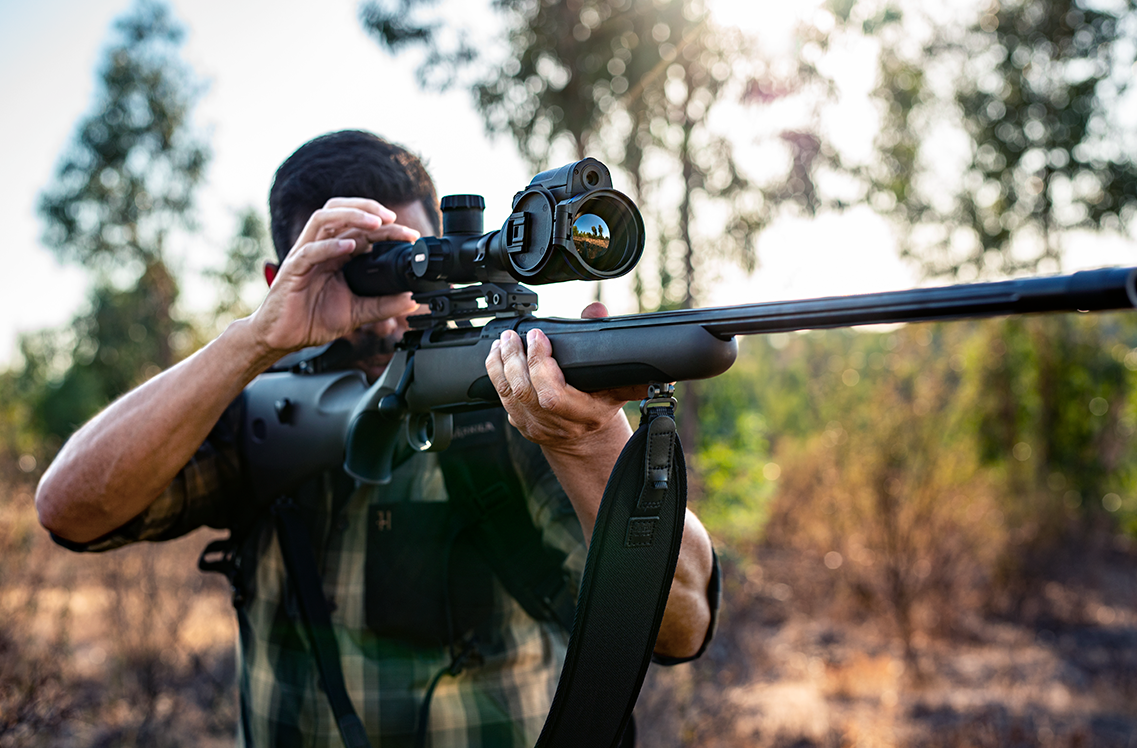 Pulsar Thermion DUO Multispectral Thermal Rifle Scope DXP55 (Thermal/4k LR Daytime)