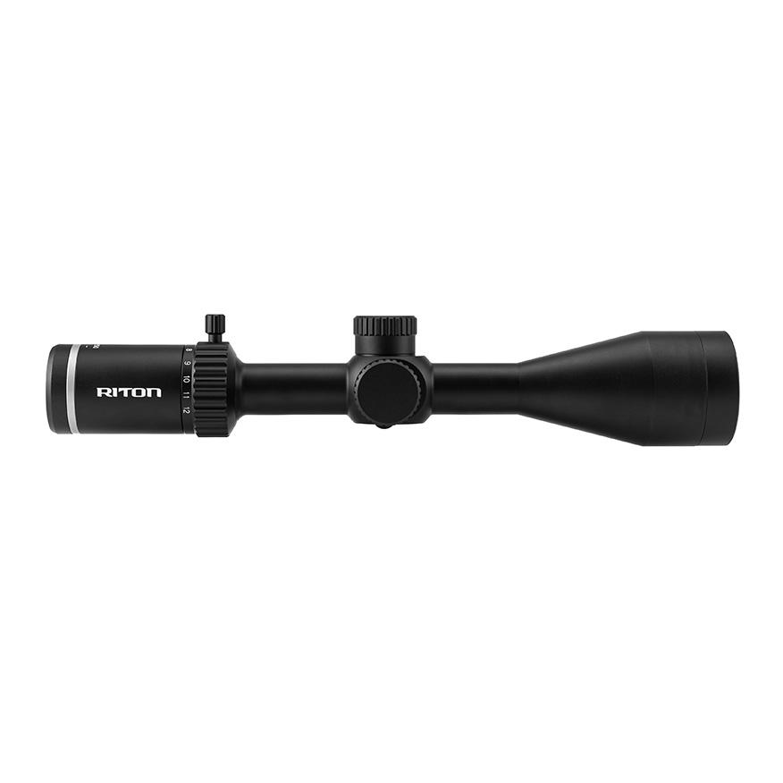 Riton 1 Primal Rifle Scope 4-12x50 1" SFP RDH Reticle Illum - Black