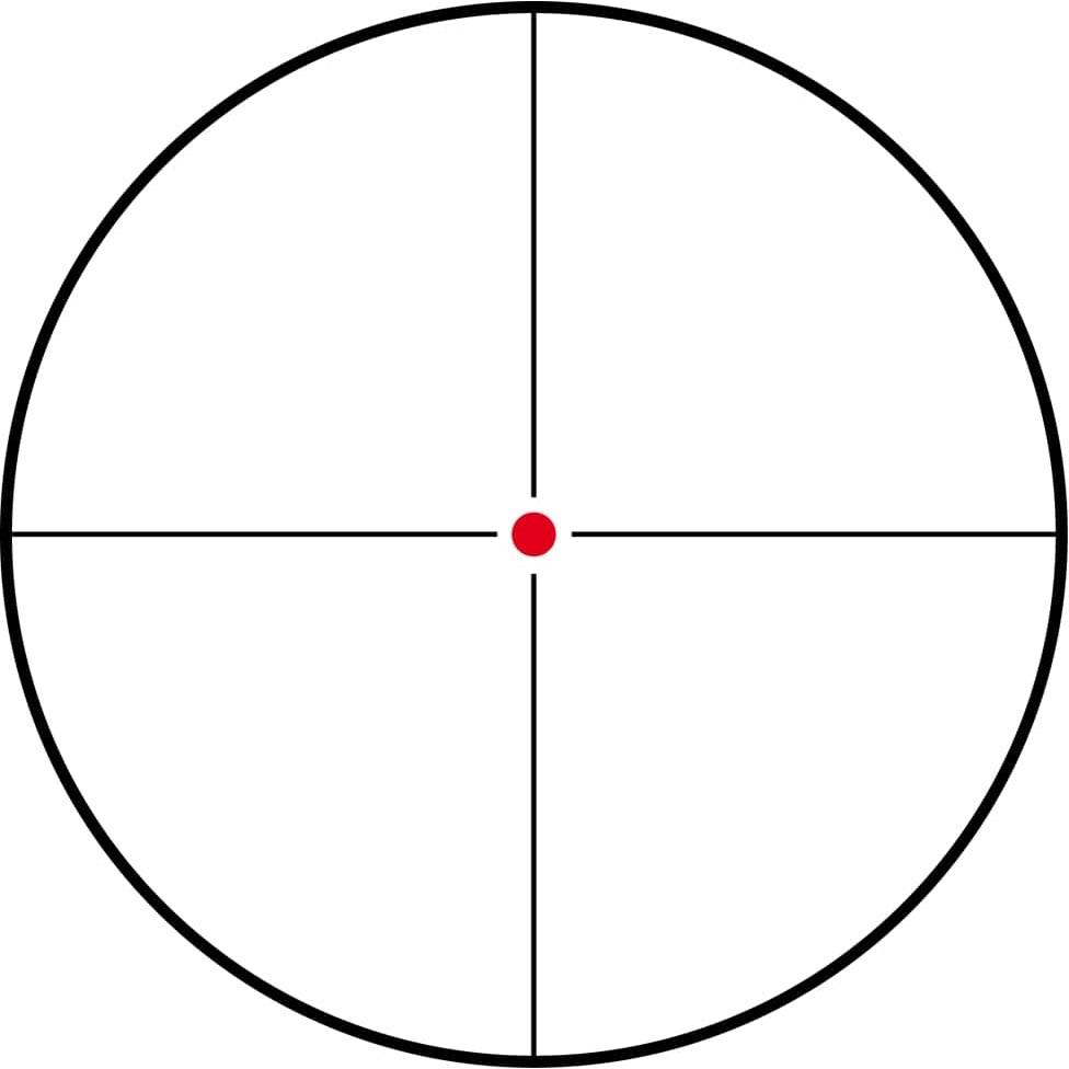 KonusPro Plus 6-24x50mm Rifle Scope Engraved Blue/Red Illum Fine Crosshair Reticle