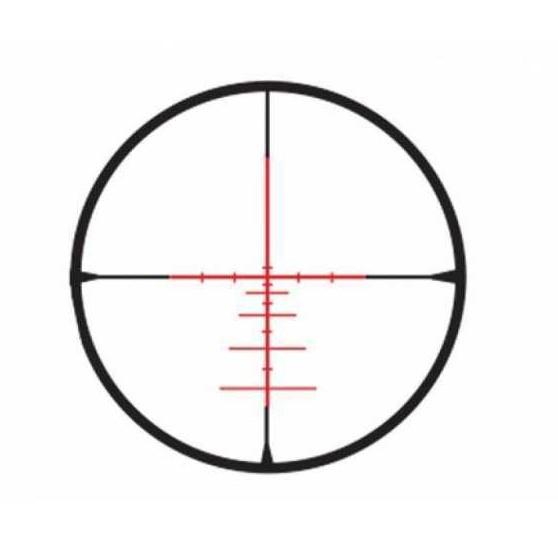 Konus T30 3X-12X44mm Rifle Scope - Engraved/illum 550 Ballistic Reticle