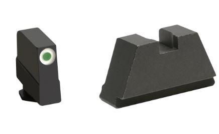 Ameriglo 3XL Tall Green Tritium White Outline .365/FlatBlack .451 for most Glocks