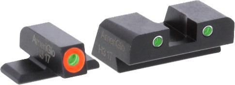 Ameriglo Green Tritium Round Outline Orange/White for Sig #8 Height