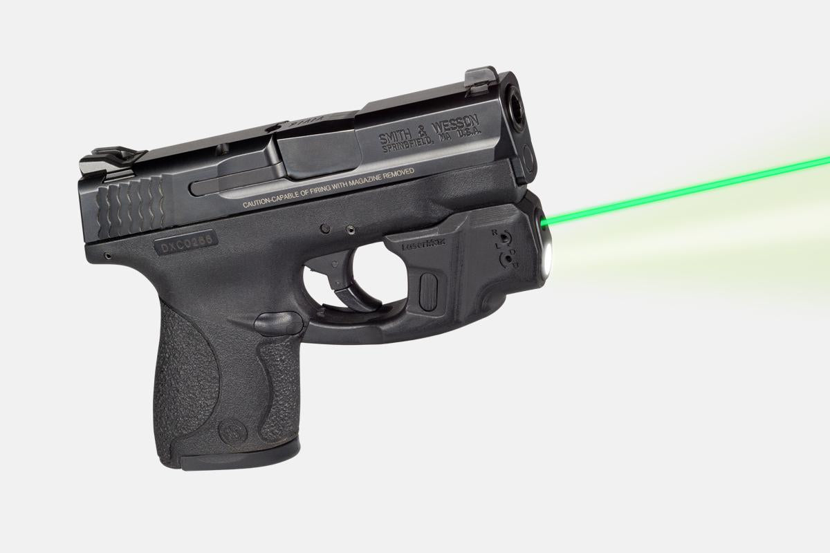 LaserMax CenterFire Light & Laser w/GripSense for S&W Shield 9mm .40 cal Green