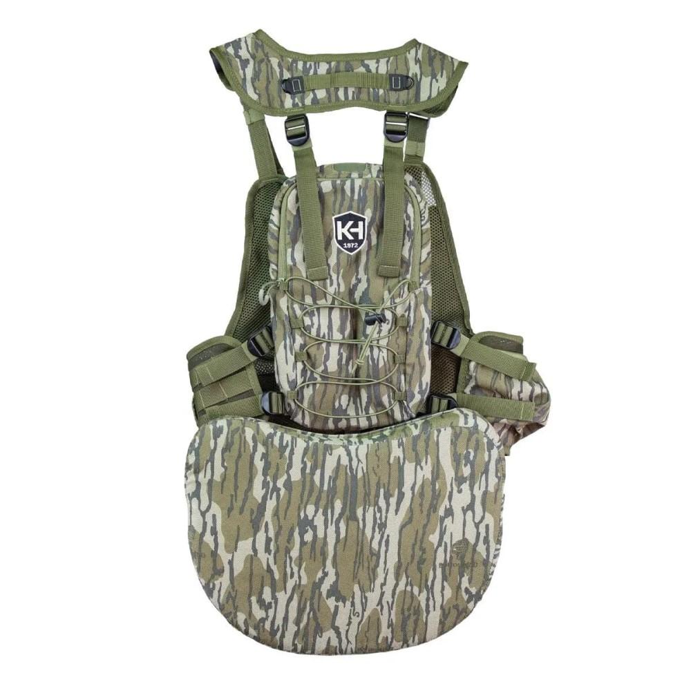Moultrie Run N Gun Turkey Shooting Vest Mossy Oak Original Bottomland