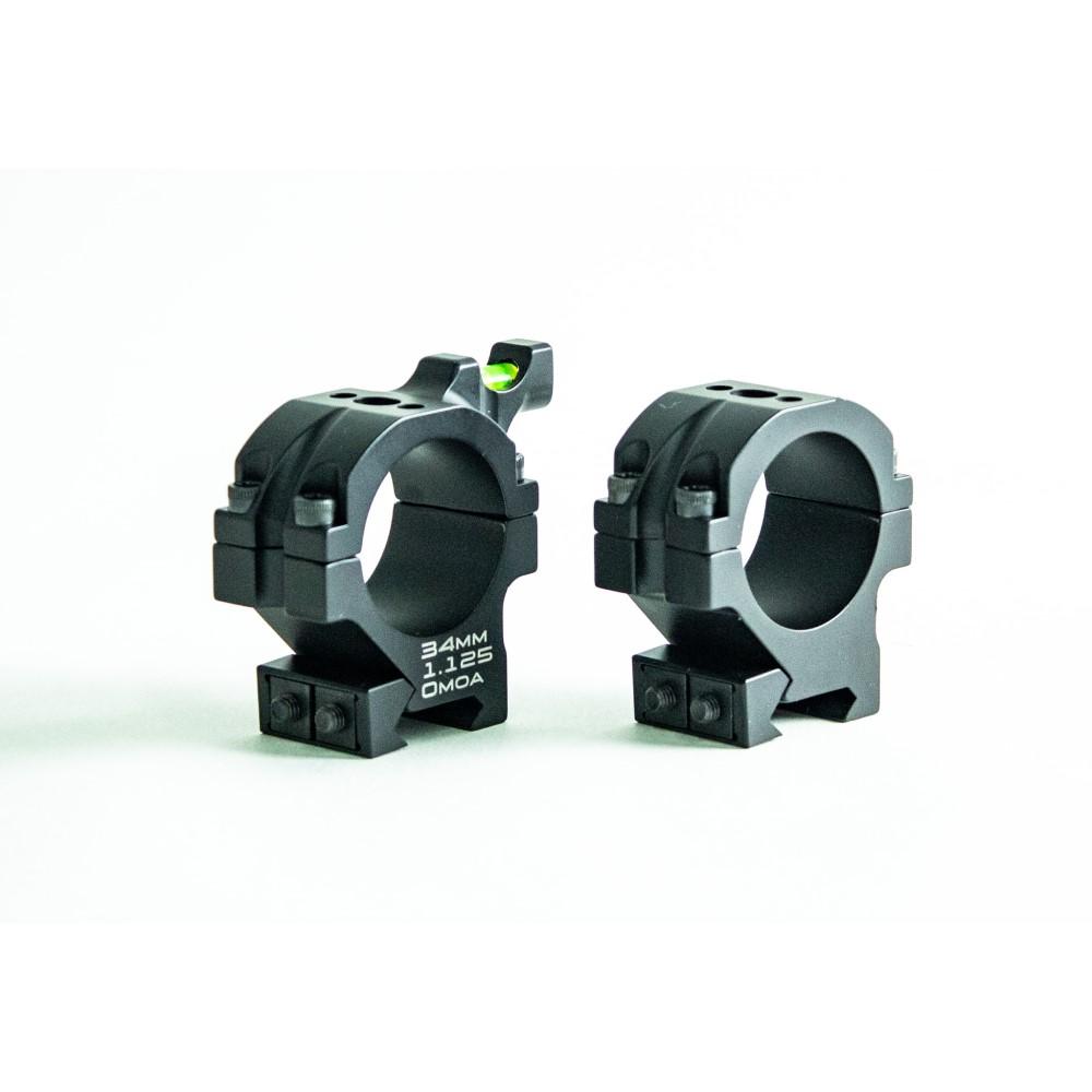 Masterpiece Arms BA Rings 30mm 1.06" Black