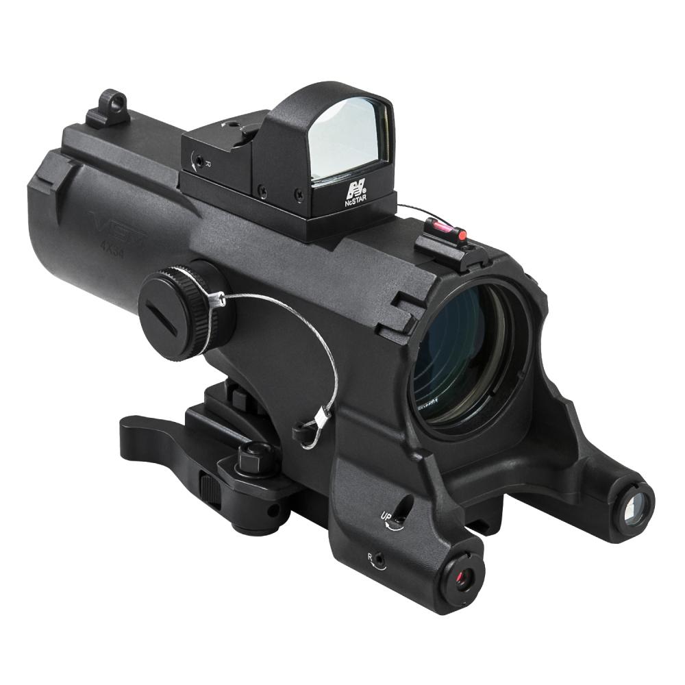 NcStar ECO 4xScope/Laser & NAV LED/Micro Green Dot Black