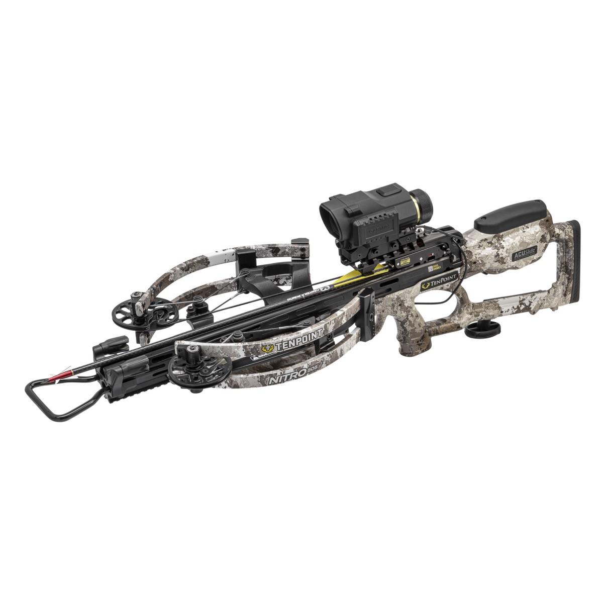 TenPoint Nitro 505 XERO Crossbow ACUslide Garmin XERO X1i Scope Camo