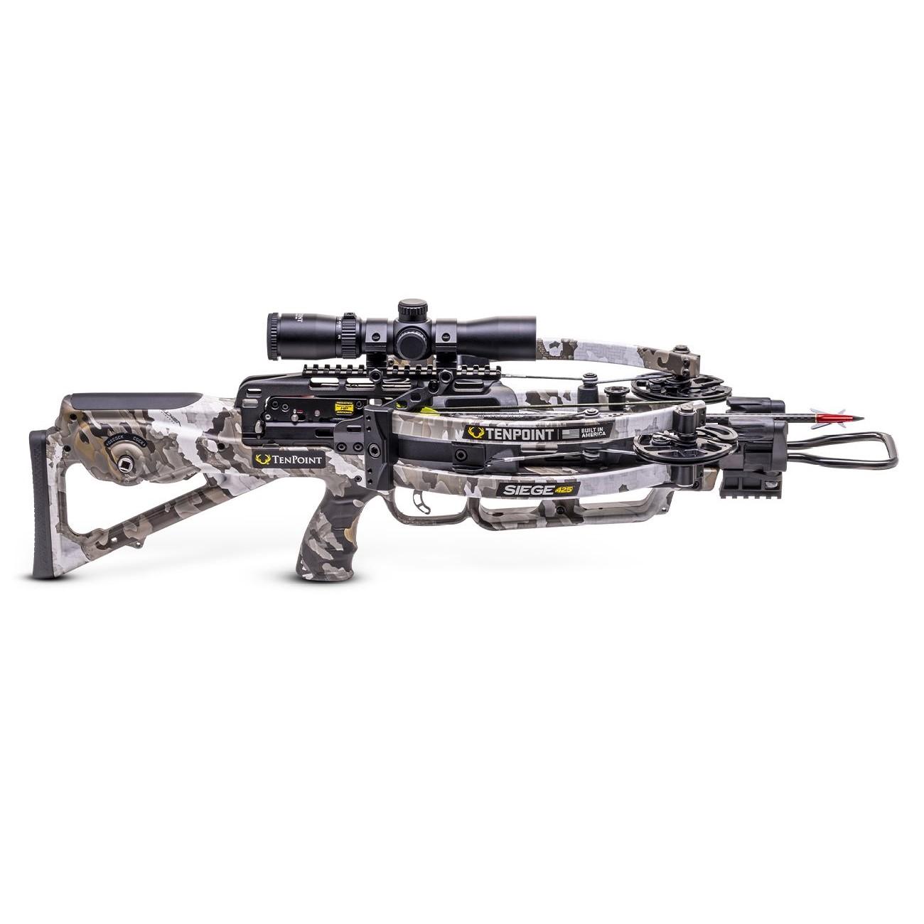 TenPoint Siege 425 Reverse Draw Crossbow ACUslide RangeMaster 100 Scope Vektra