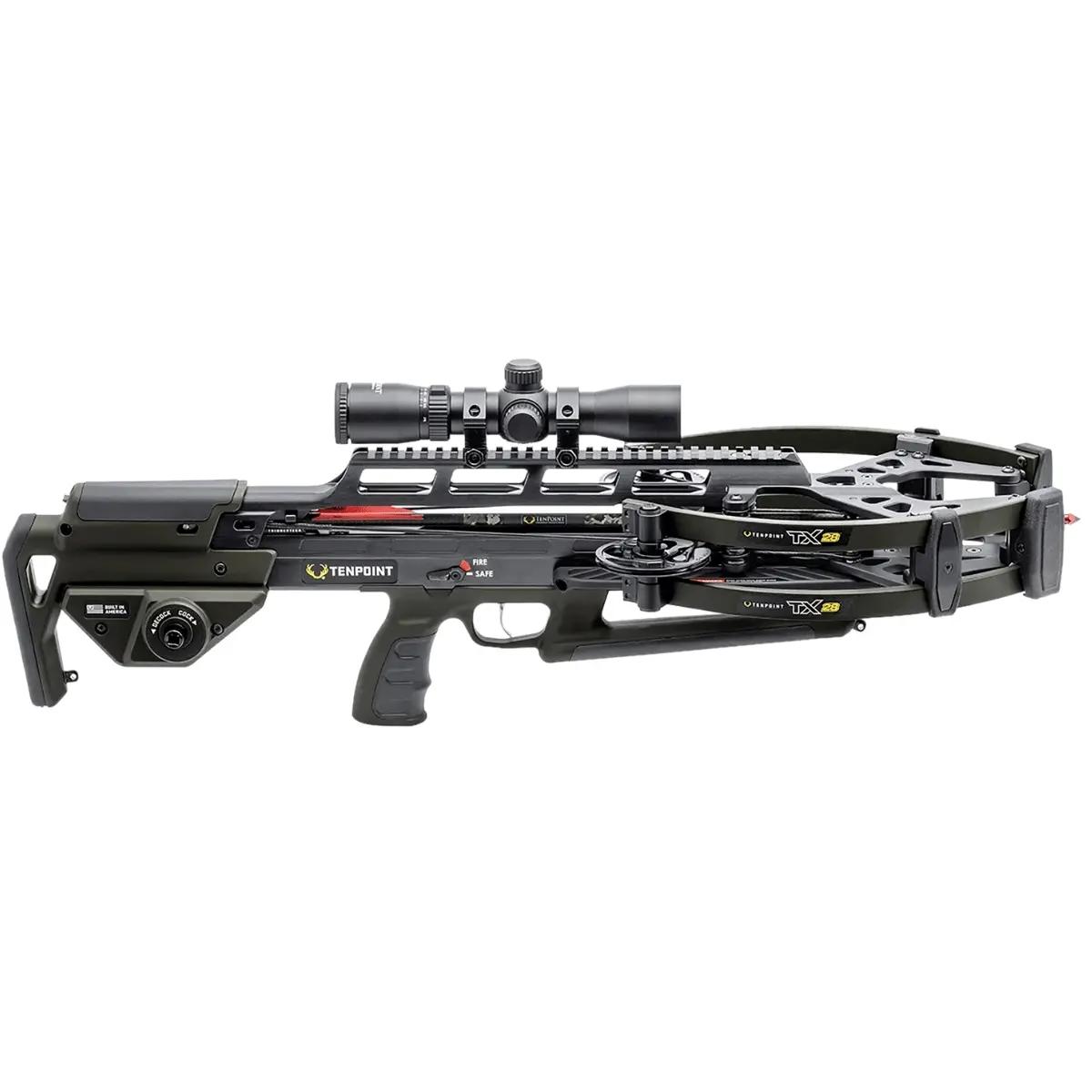 Tenpoint TX 28 Crossbow ACUslide MAXX RangeMaster 100 Black Scope