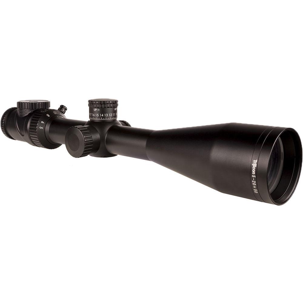 Trijicon AccuPoint 5-20x50 Rifle Scope 30mm SFP BAC Green Triangle Post Illum. Black