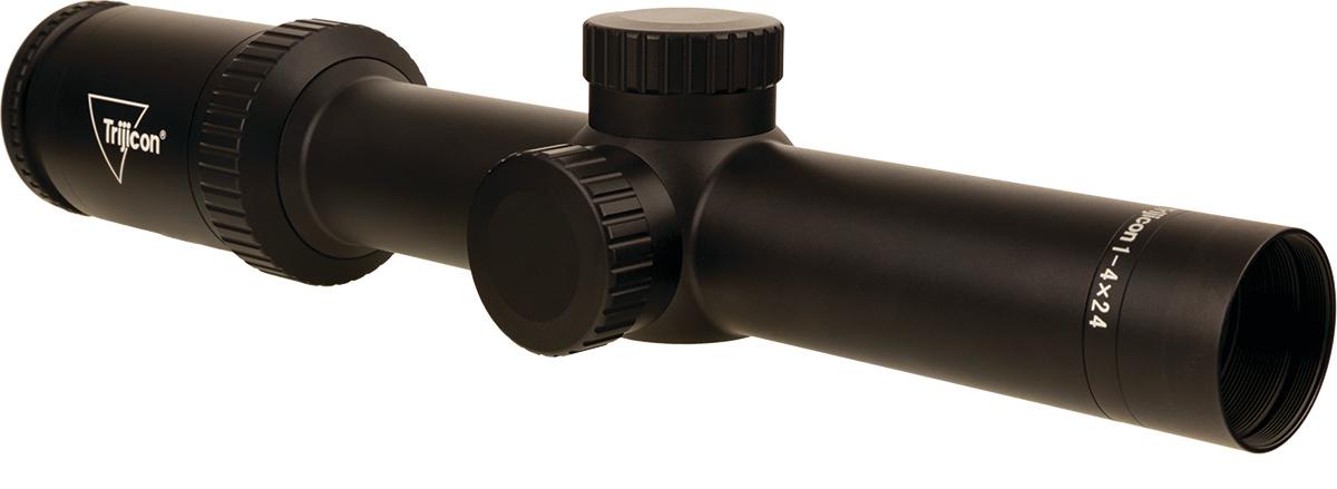 Trijicon Huron 1-4x24 Riflescope BDC Hunter Holds 30mm Tube Satin Blk Capped Adj