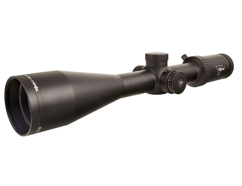Trijicon Credo HX 4-16x50 (SFP) 30mm Rifle Scope w/Green Standard Duplex Low Capped Adjusters 2900006