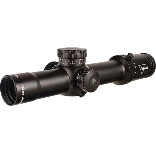 Trijicon Credo 1-8x28 (FFP) 34mm Rifle Scope w/Red/Green MRAD Segmented Exposed Locking Adjusters 2900032
