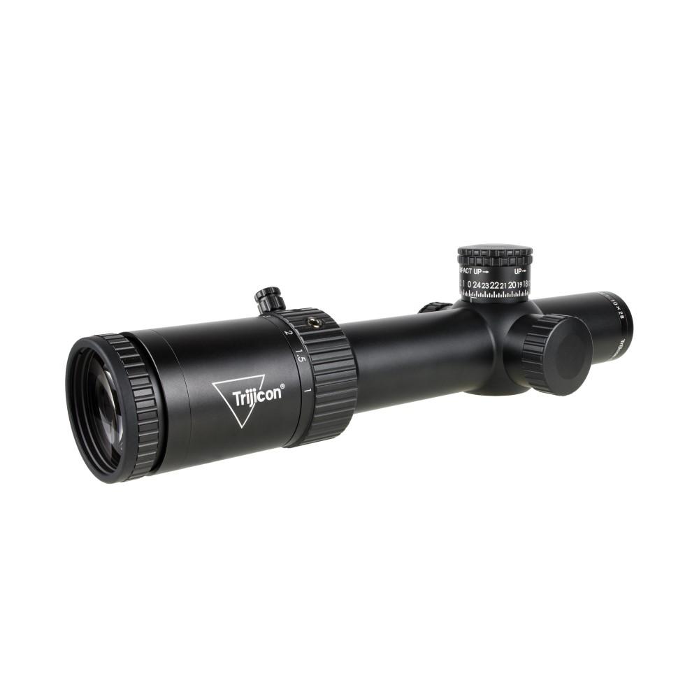 Trijicon Credo HX 1-10x28mm FFP Red/Green MOA Segmented Circle 34mm Riflescope w/Exposed Elevation Adjuster & Return to Zero CRHX1028-C-290