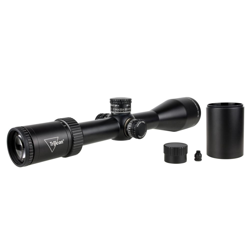 Trijicon Tenmile HX 5-25x50 FFP Riflescope w/ Red/Green LED Dot, MOA, 30mm Tube, Satin Black, precision for any condition.