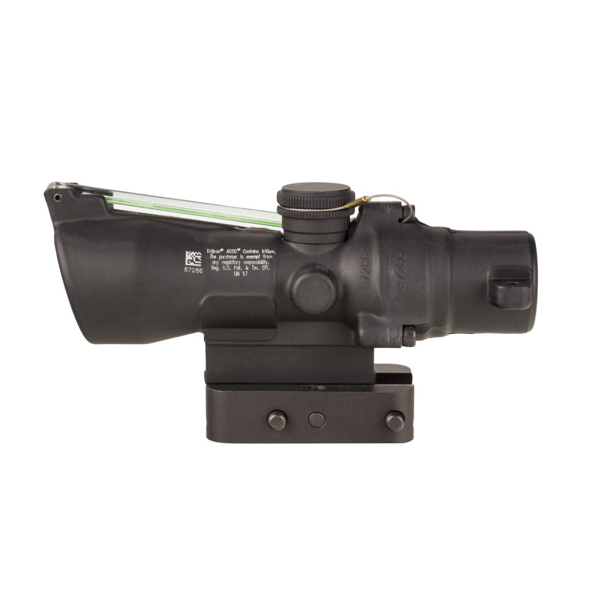 Trijicon Compact ACOG 3x24 Rifle Scope Green Horseshoe/Dot .223/55gr. Illuminated Black w/ Mount