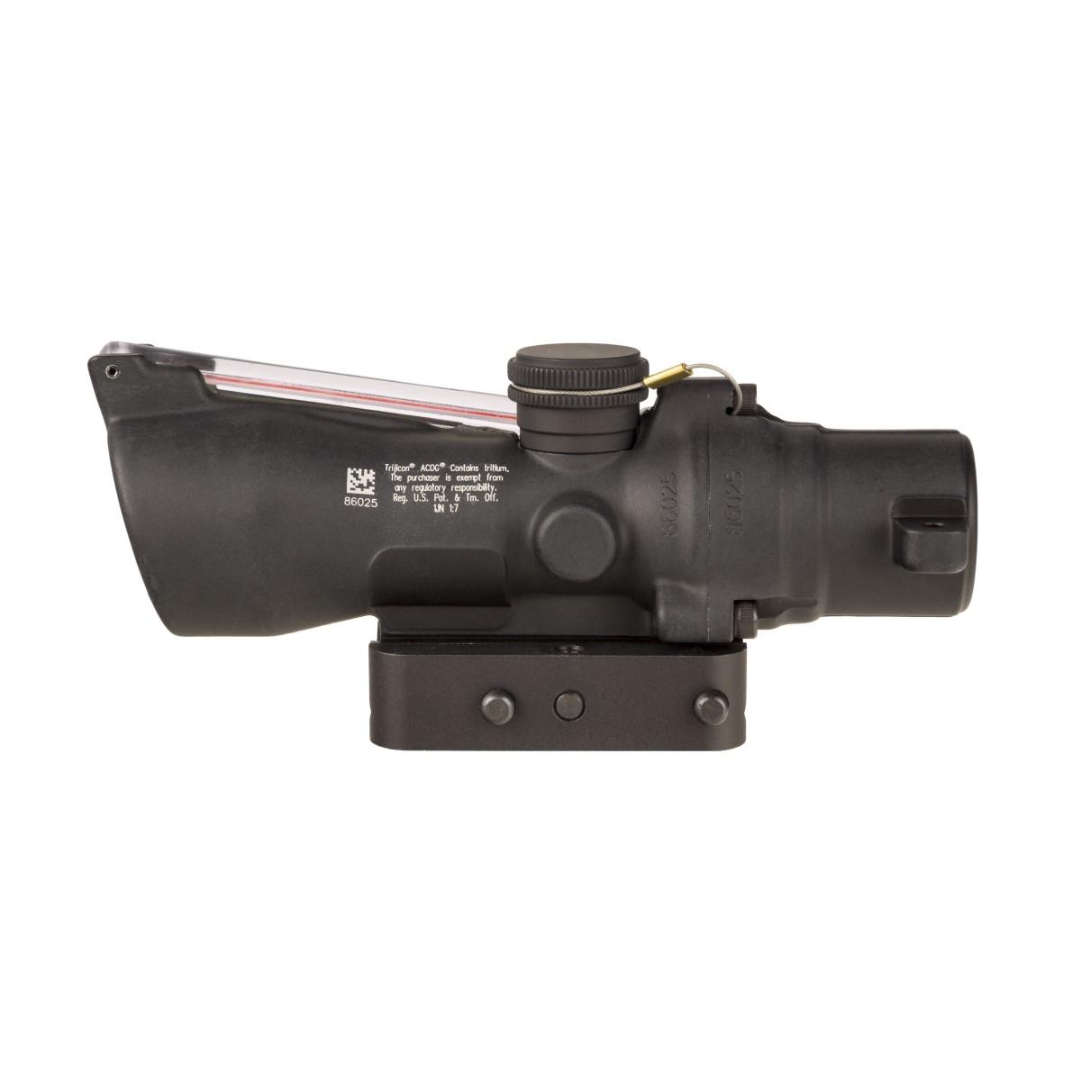 Trijicon Compact ACOG 3x24 Rifle Scope Low Height Red Crosshair .223/55gr. Illuminated Black