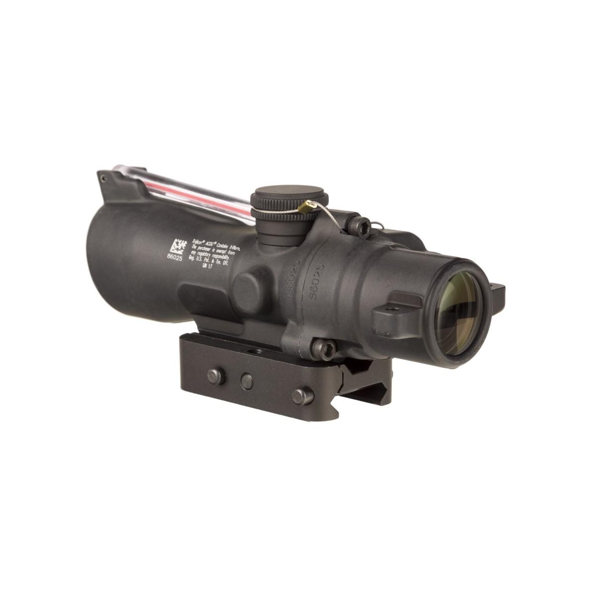 Trijicon Compact ACOG 3x24 Rifle Scope Low Height Red Horseshoe/Dot .223/55gr. Illuminated Black