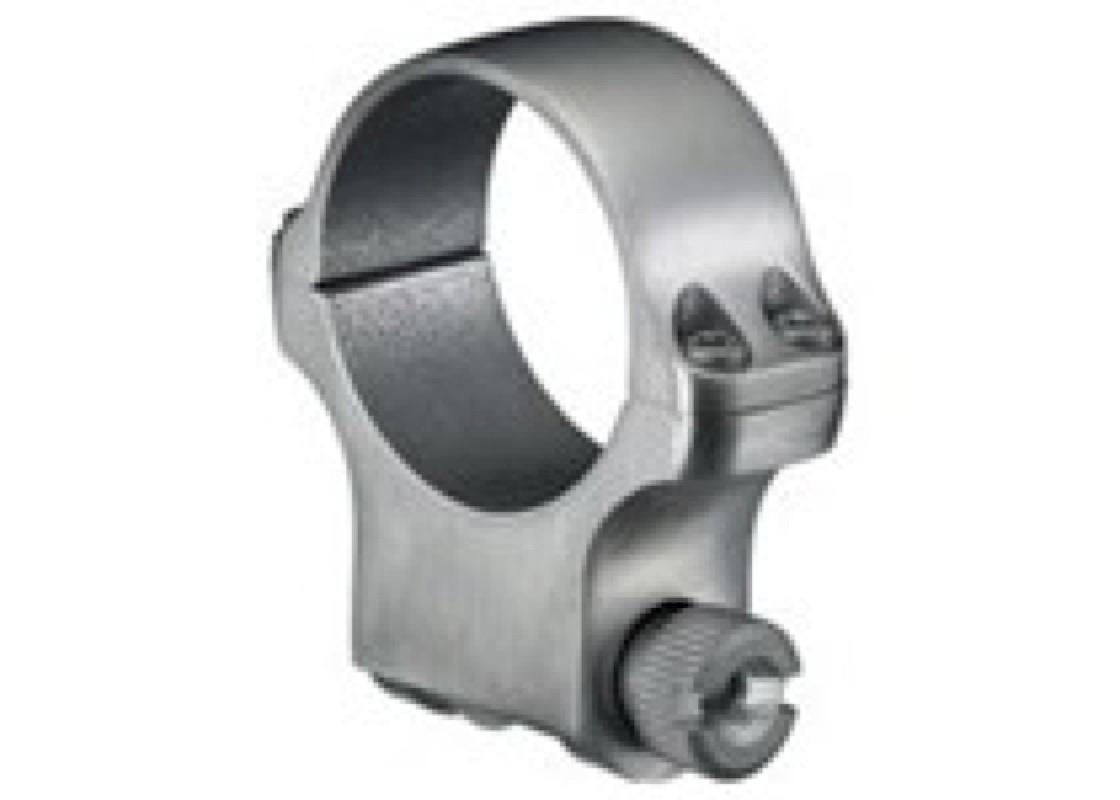 Ruger M77 2-Piece Steel Scope Rings 5B/6B 1" High - Stainless Finish