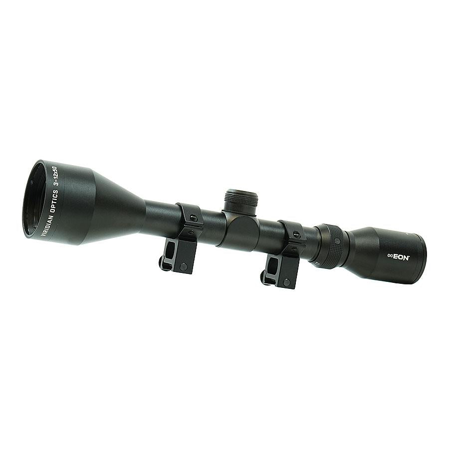 Viridian EON Rifle Scope 3-12x50 R4 Black with Rings Retail Box