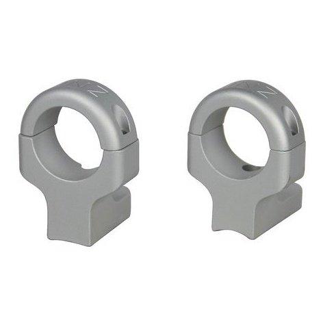 DNZ Hunt Masters 2-Piece Scope Mount - Browning A-Bolt Sako A7 Steyr Long & Short Action - 1" Medium Silver