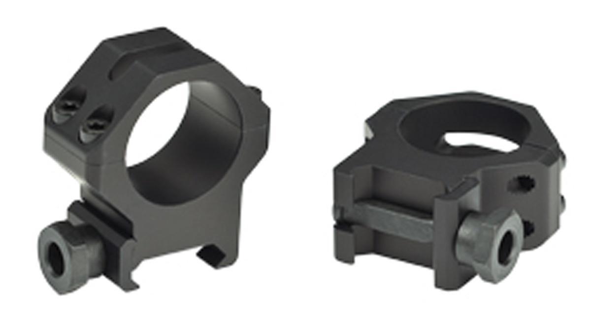 Weaver 4-Hole Tactical Picatinny Aluminum Scope Rings - Matte - 30mm Low