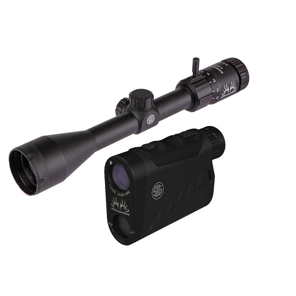 Sig Sauer Buckmaster Combo 1500 LRF Rangefinder & 3-12x44mm Rifle Scope