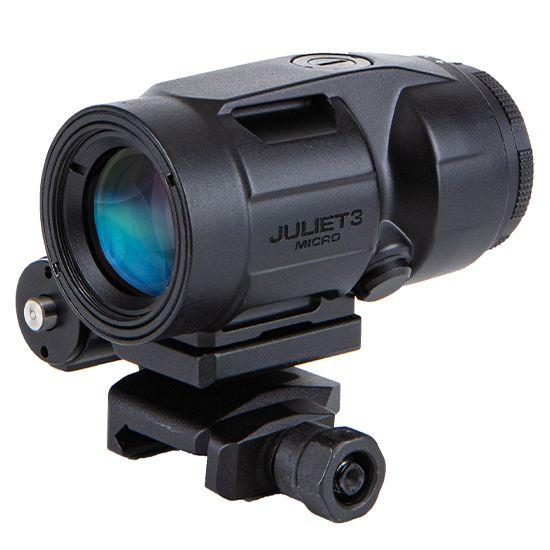 Sig Sauer Romeo MSR Gen II 2 MOA Red Dot Sight Juliet3-Micro 3x22mm Magnifier Combo SORJMSR101 for quick targeting.