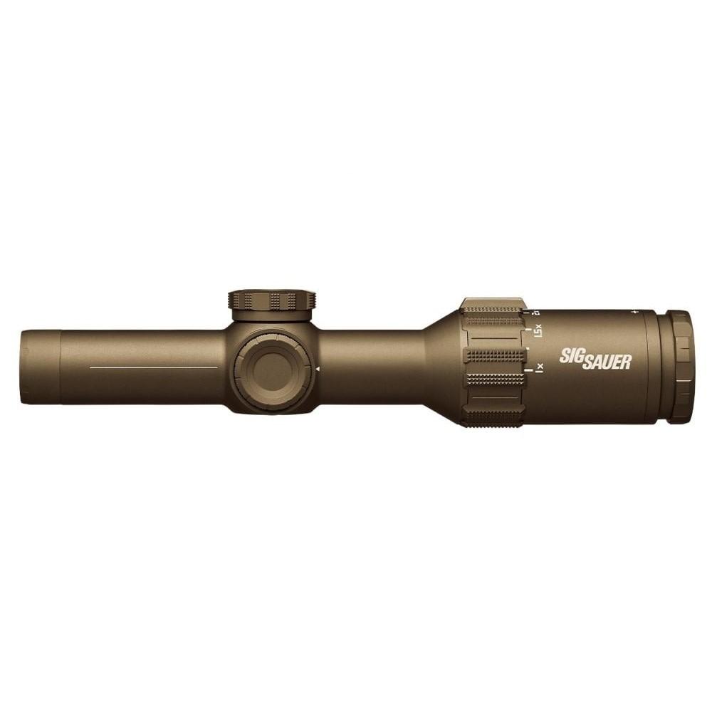 Sig Sauer TANGO6T Rifle Scope 1-6X24mm 30mm SFP FL-6 Hellfire Illum Flat Dark Earth SOT61230