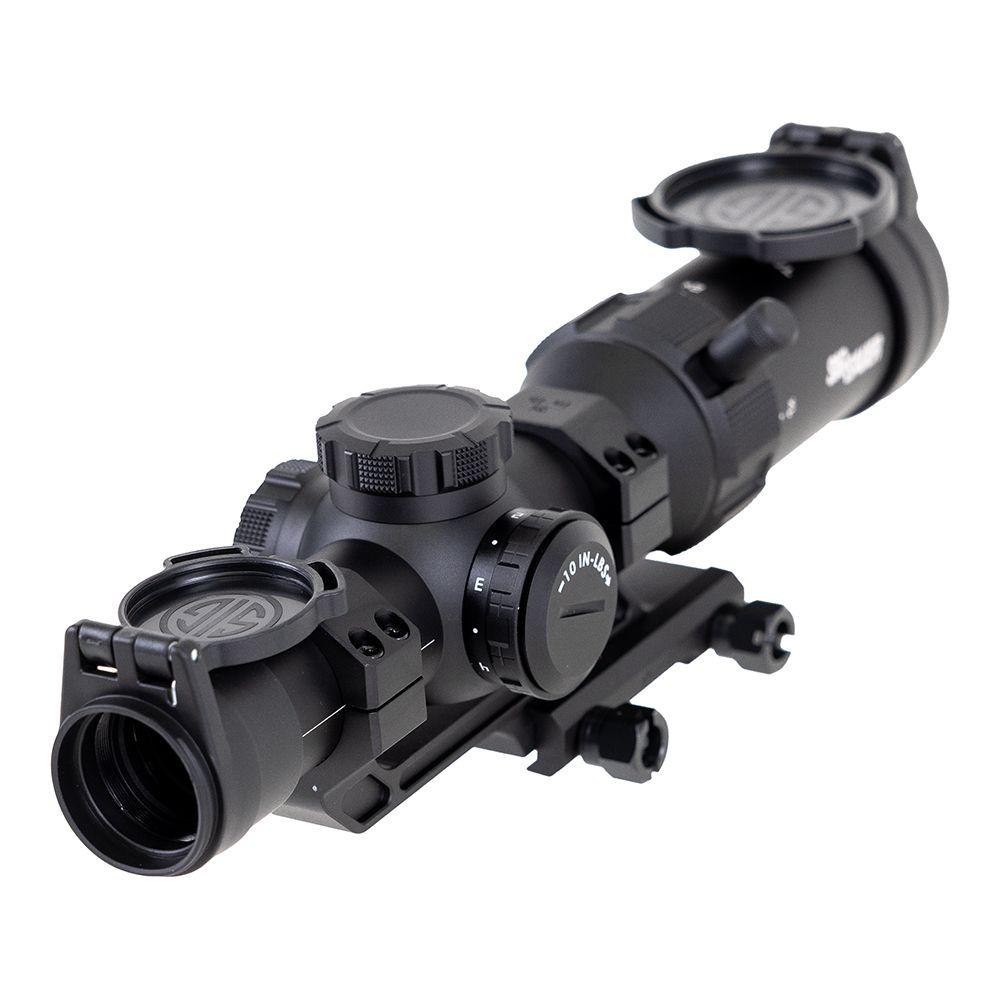 Sig Sauer SPR Rifle Scope 1-4x24mm 30mm SFP Hellfire FL-4 Illum. Black with Mount